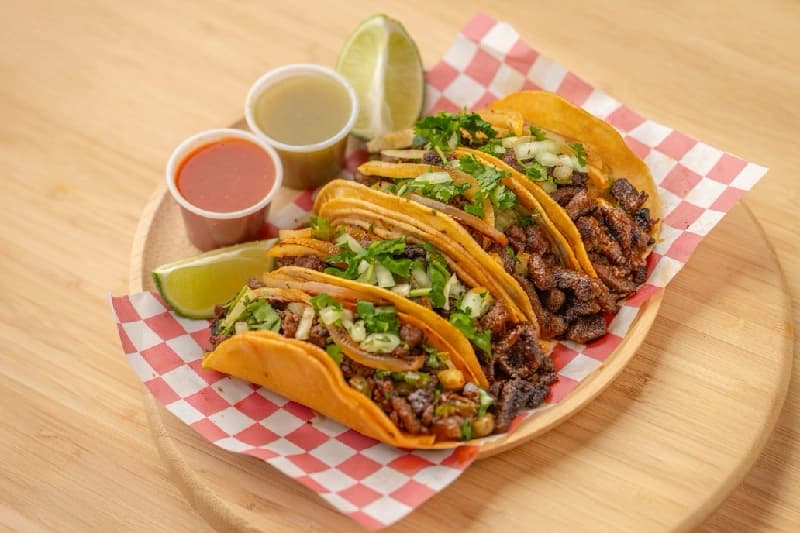 Authentic Oaxacan tacos from Chispita de Sabor